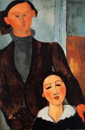 Amedeo Modigliani - Jacques Lipchitz and His Wife