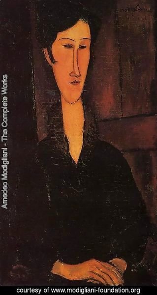 Amedeo Modigliani - Portrait of Madame Zborowska