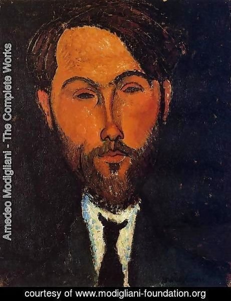 Amedeo Modigliani - Portrait of Leopold Zborowski I