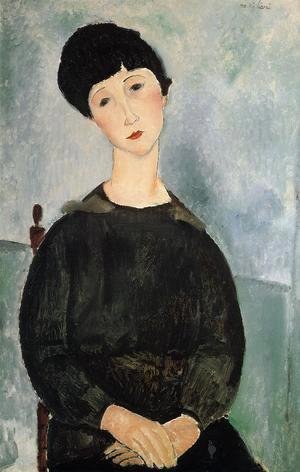 Amedeo Modigliani - Seated Young Woman