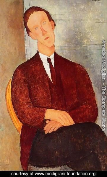 Amedeo Modigliani - Portrait of Morgan Russell