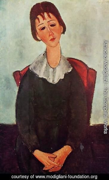 Amedeo Modigliani - Girl on a Chair