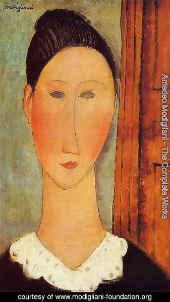 Amedeo Modigliani - Head of a Girl