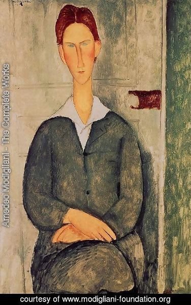 Amedeo Modigliani - Giovanotto dai Capelli Rosse