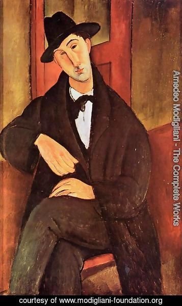Amedeo Modigliani - Portrait of Mario Varvogli