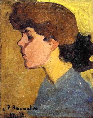 Amedeo Modigliani - Woman's Head in Profile