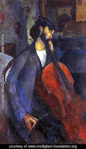 Amedeo Modigliani - The Cellist I
