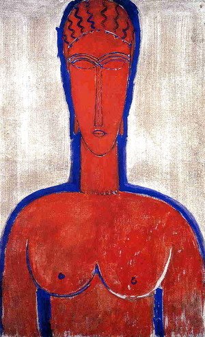 Amedeo Modigliani - Big Red Buste