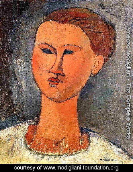 Amedeo Modigliani - Woman's Head III