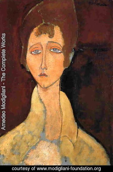 Amedeo Modigliani - Woman in White Coat