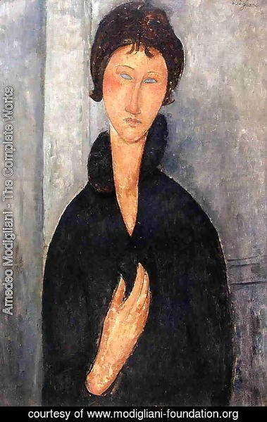 Amedeo Modigliani - Woman with Blue Eyes