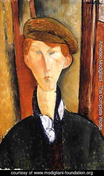 Amedeo Modigliani - Young Man with Cap