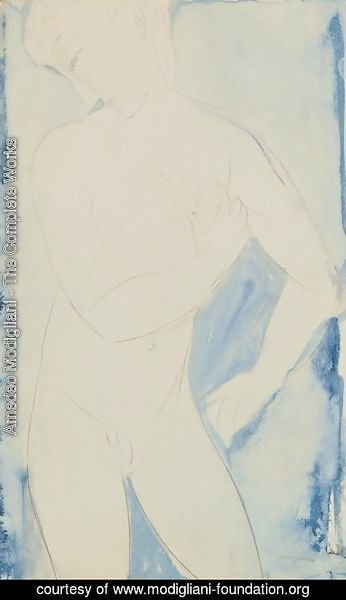 Amedeo Modigliani - Jeune garcon nu