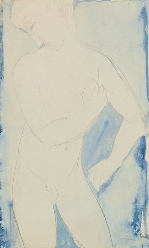 Amedeo Modigliani - Jeune garcon nu