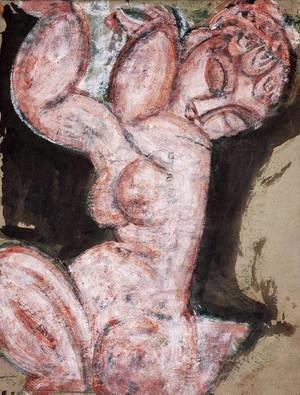 Amedeo Modigliani - nude caryatid