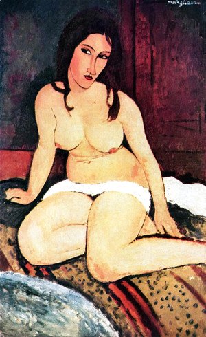 Amedeo Modigliani - nude seated