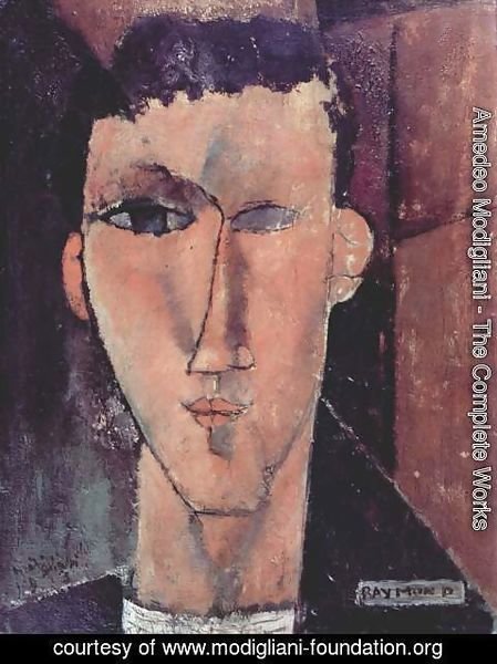 Amedeo Modigliani - Portrait of Raymond Radiguet
