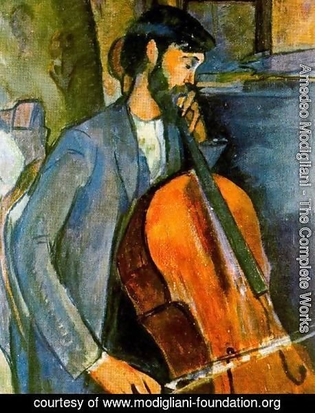 Amedeo Modigliani - The Cellist 1
