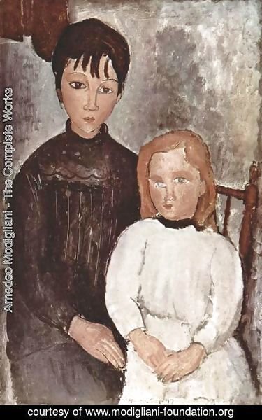 Amedeo Modigliani - Two girls