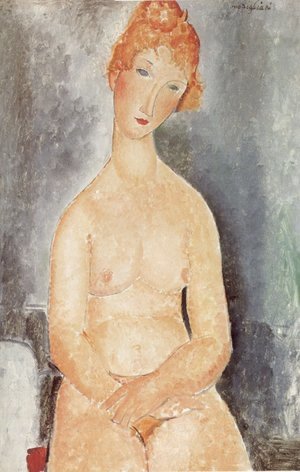Amedeo Modigliani - Seated Nude 2