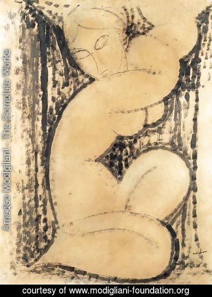 Amedeo Modigliani - Cariatide