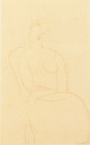 Amedeo Modigliani - Figura seduta