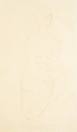 Amedeo Modigliani - Jeune femme nue, assise