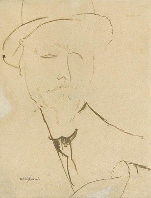 Amedeo Modigliani - Portrait d'homme