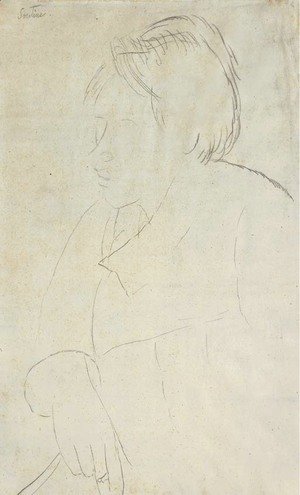 Amedeo Modigliani - Portrait de Chaem Soutine