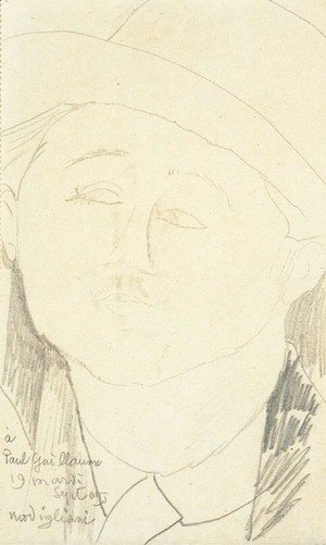 Amedeo Modigliani - Portrait de Paul Guillaume