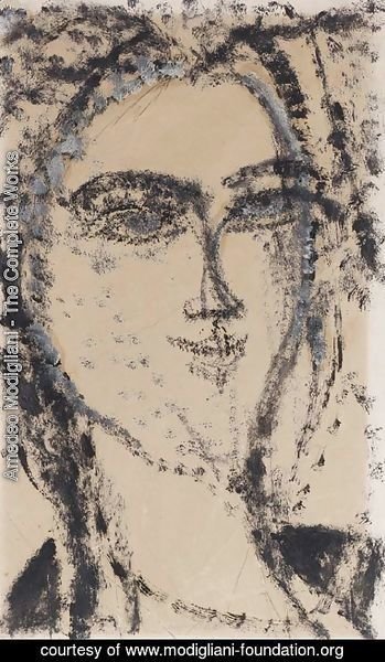 Amedeo Modigliani - Tete de femme