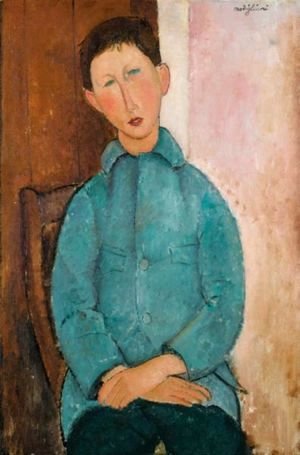Amedeo Modigliani - Garcon A La Veste Bleue
