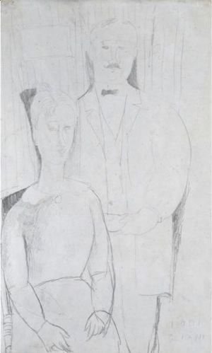 Amedeo Modigliani - Les Maries