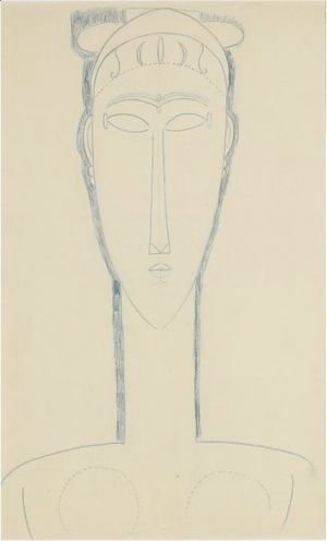 Amedeo Modigliani - Tete De Femme 2