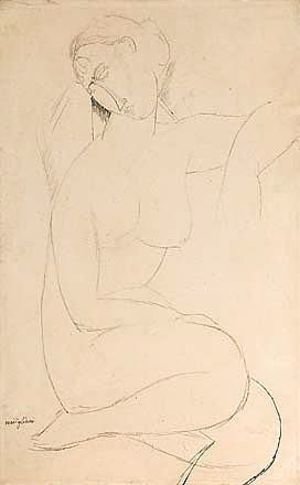 Amedeo Modigliani - Femme Nue Assise 2