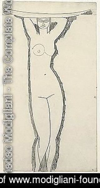 Amedeo Modigliani - Female nude