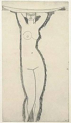 Amedeo Modigliani - Female nude