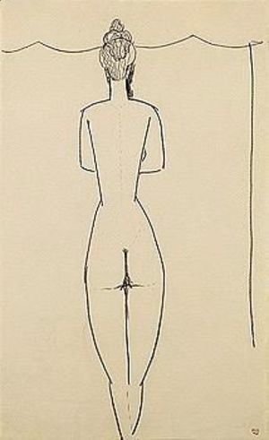 Amedeo Modigliani - Female nude 2