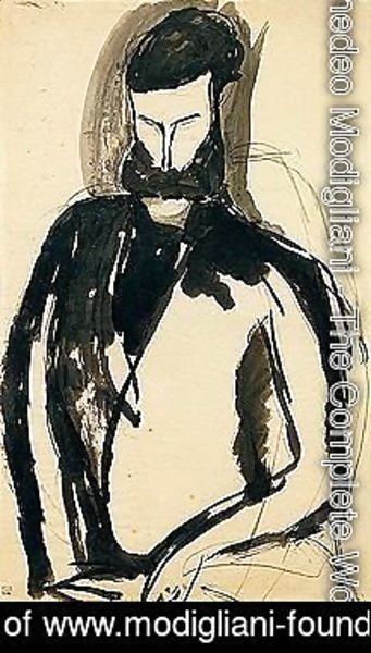 Amedeo Modigliani - Portrait of a man 2