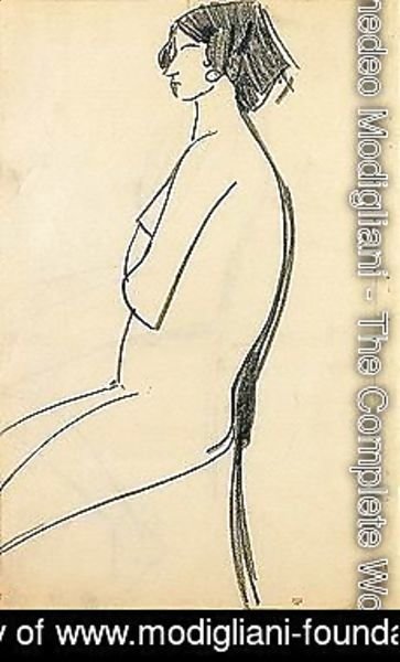 Amedeo Modigliani - Woman sitting
