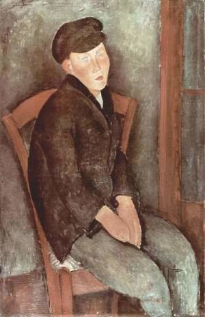 Amedeo Modigliani - Sitting boy with cup