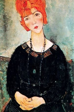 Amedeo Modigliani - Woman With a Necklace