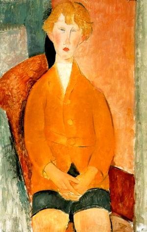 Amedeo Modigliani - Boy in Shorts
