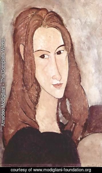 Amedeo Modigliani - Portrait of Jeanne Hebuterne 2