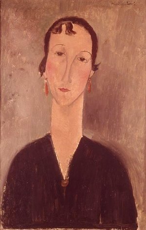 Amedeo Modigliani - Woman with earrings
