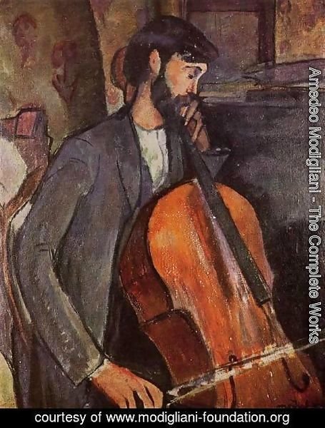 Amedeo Modigliani - Study For The Cellist