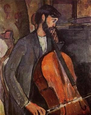 Amedeo Modigliani - Study For The Cellist