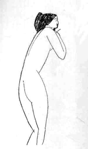 Amedeo Modigliani - Nude Anna Akhmatova Ii