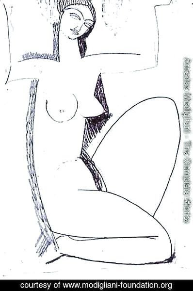 Amedeo Modigliani - Caryatid
