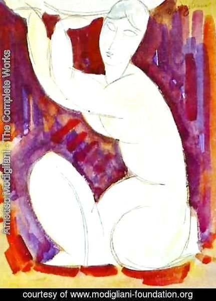 Amedeo Modigliani - Caryatid I